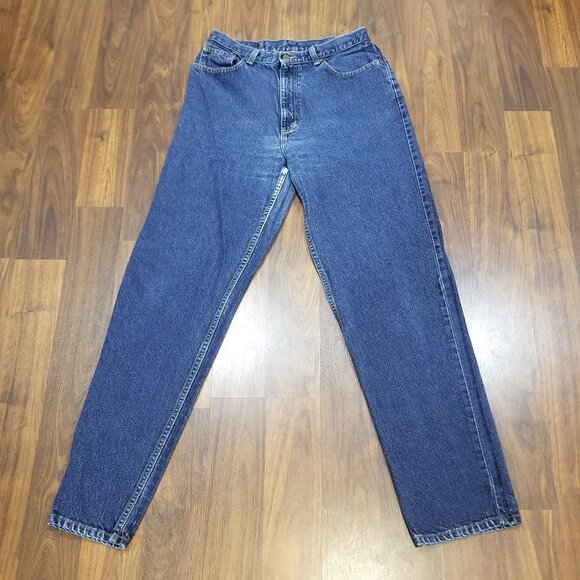 Ladies' L.L. Bean "Double L" Jeans, Relaxed Fit, Size 12 Tall, GUC - VGUC - Picture 2 of 14